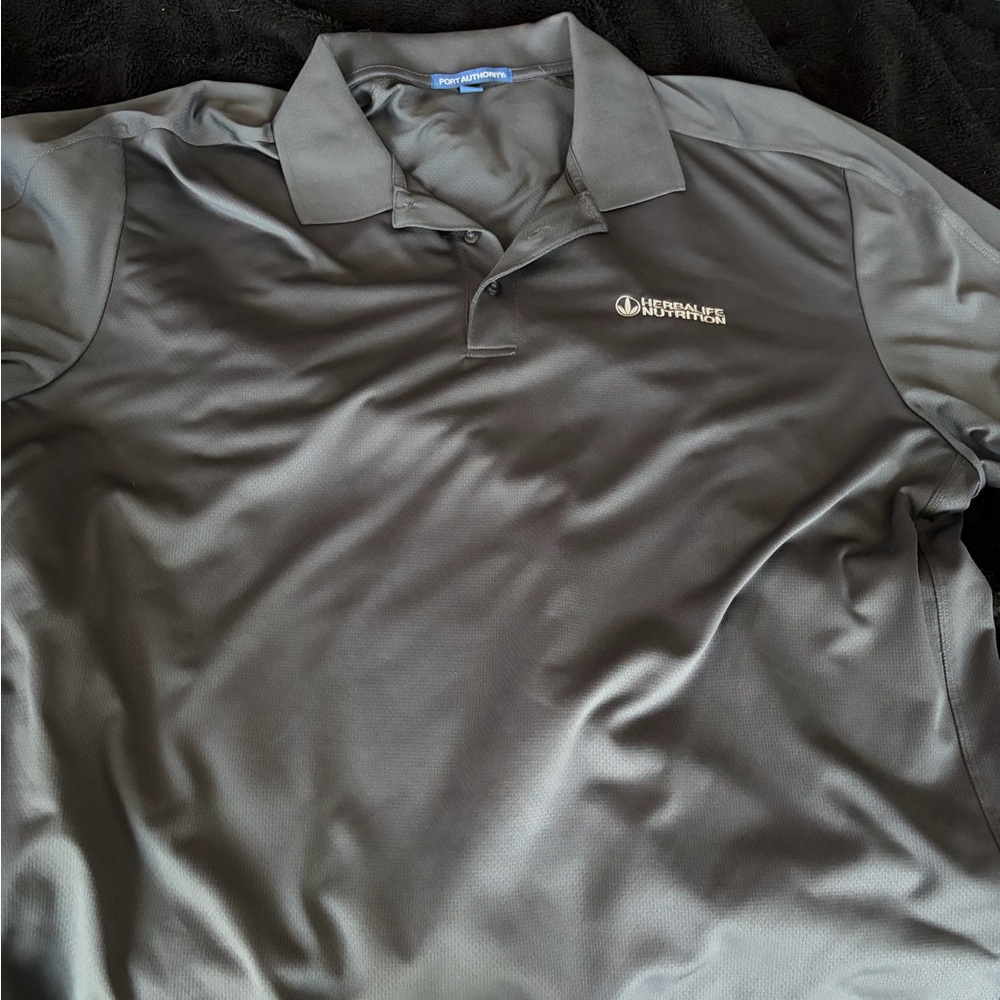 Port Authority Gray Polo Shirt
